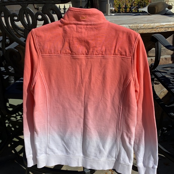 Vineyard Vines 🔥 Ombré 3/4 Zip Up Sweatshirt Sz S - Picture 4 of 12